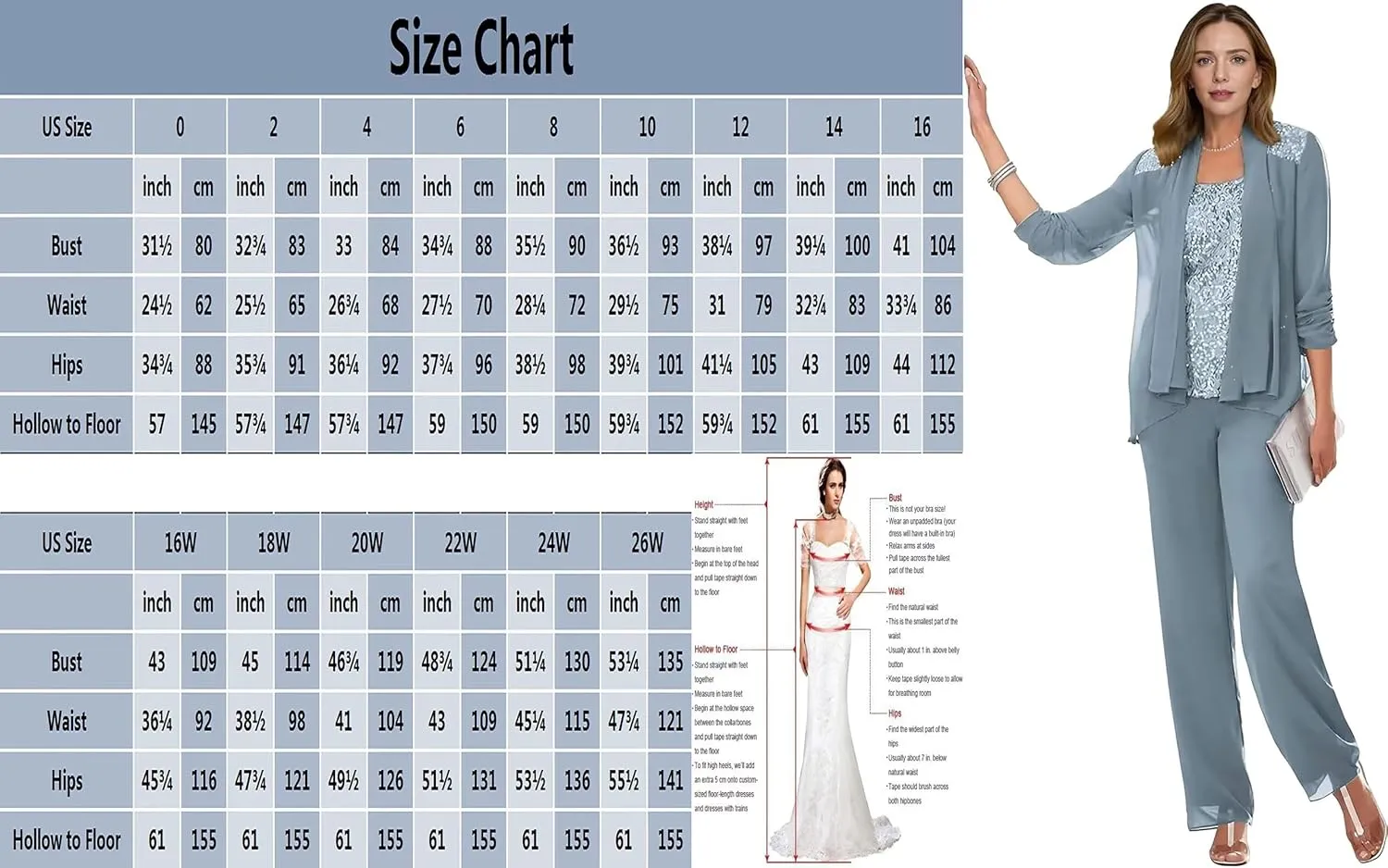 3 Pieces Mother of The Bride Pant Suit for Women Casual Sequin Chiffon Formal Outfits Long Pantsuits with Jacket
