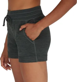 90 Degree By Reflex Womens Soft Sweat Shorts High Waisted Drawstring Lounge Shorts with Pockets