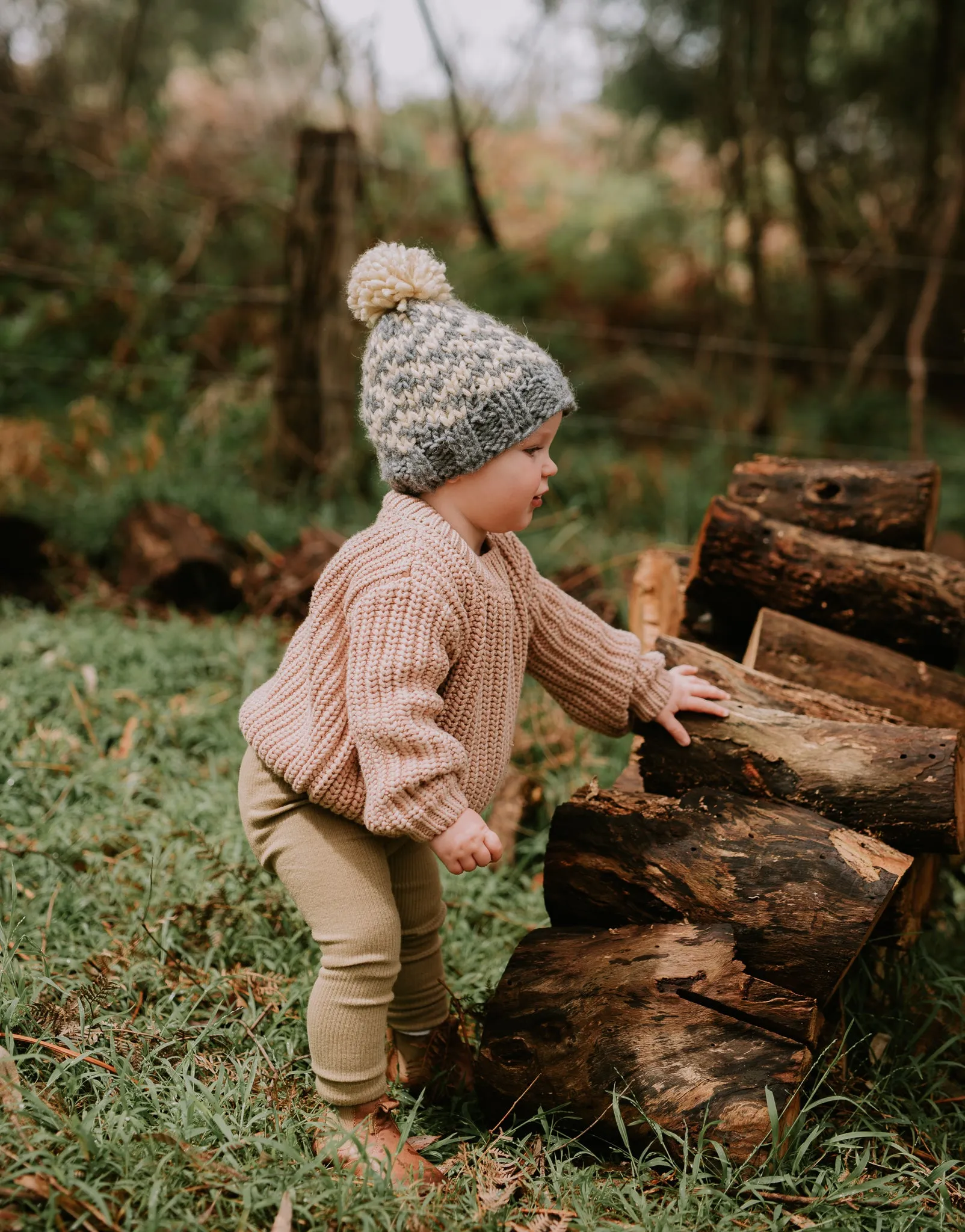 Acorn Indie Beanie - Grey