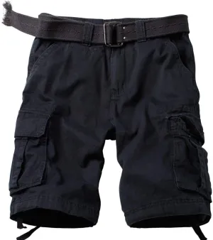 AKARMY Men's Cotton Casual Multi Pocket Outdoor Camouflage Shorts Twill Camo Cargo Shorts(No Belt)