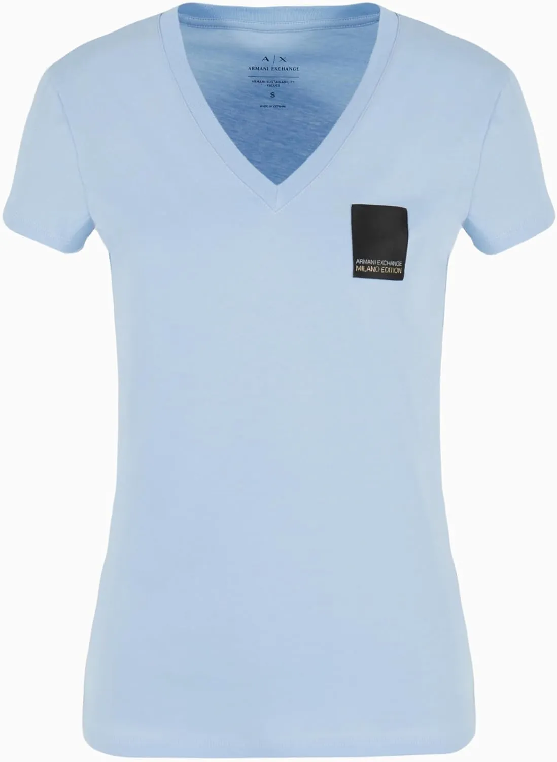 Armani Exchange Women's Milano Edition Cotton V-Neck T-Shirt