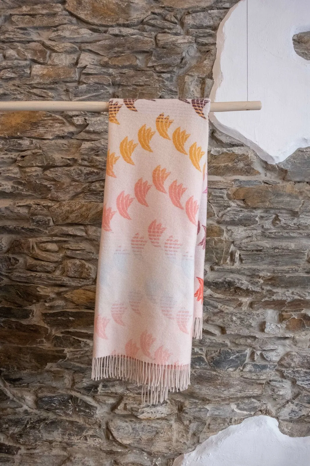 Banana Rainbow Wool Cashmere Scarf