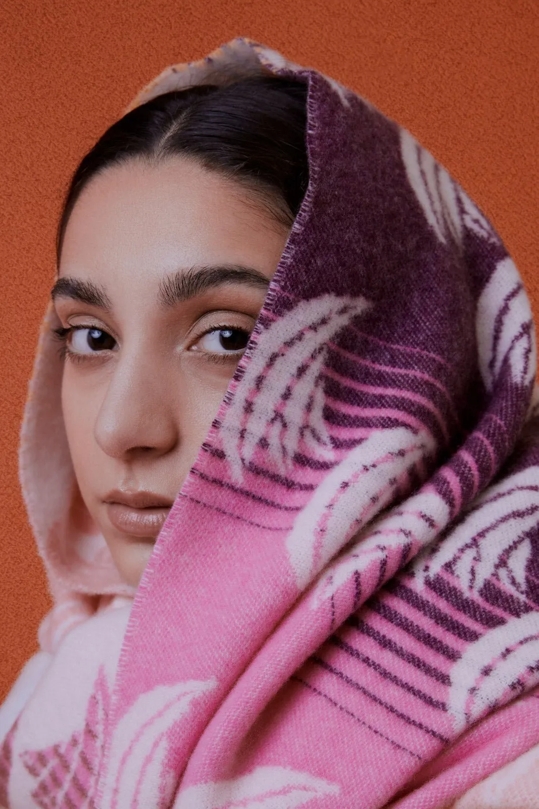 Banana Rainbow Wool Cashmere Scarf
