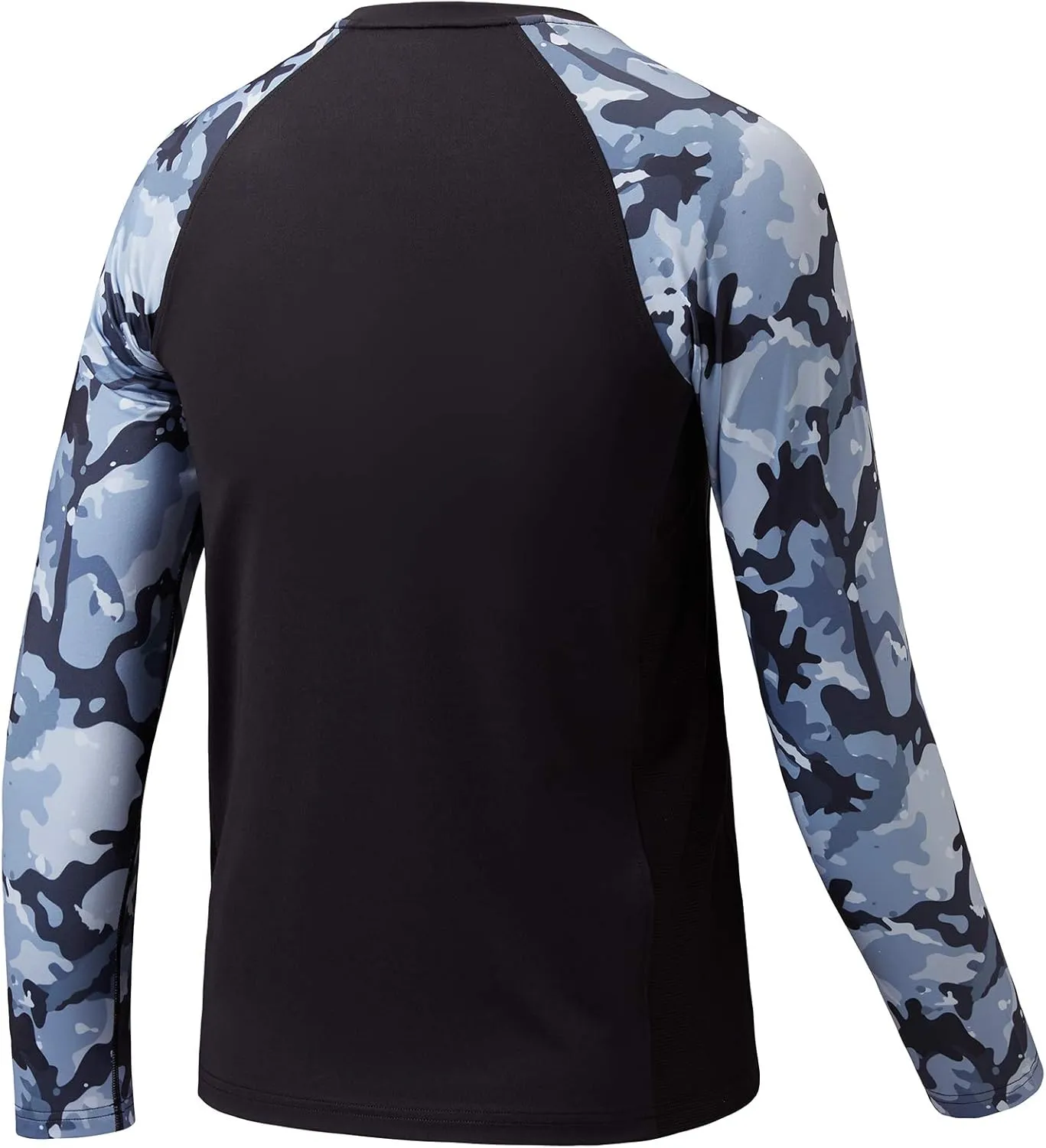 BASSDASH Youth UPF50  Camo Long Sleeve Fishing Shirt UV Protection Quick Dry Tee