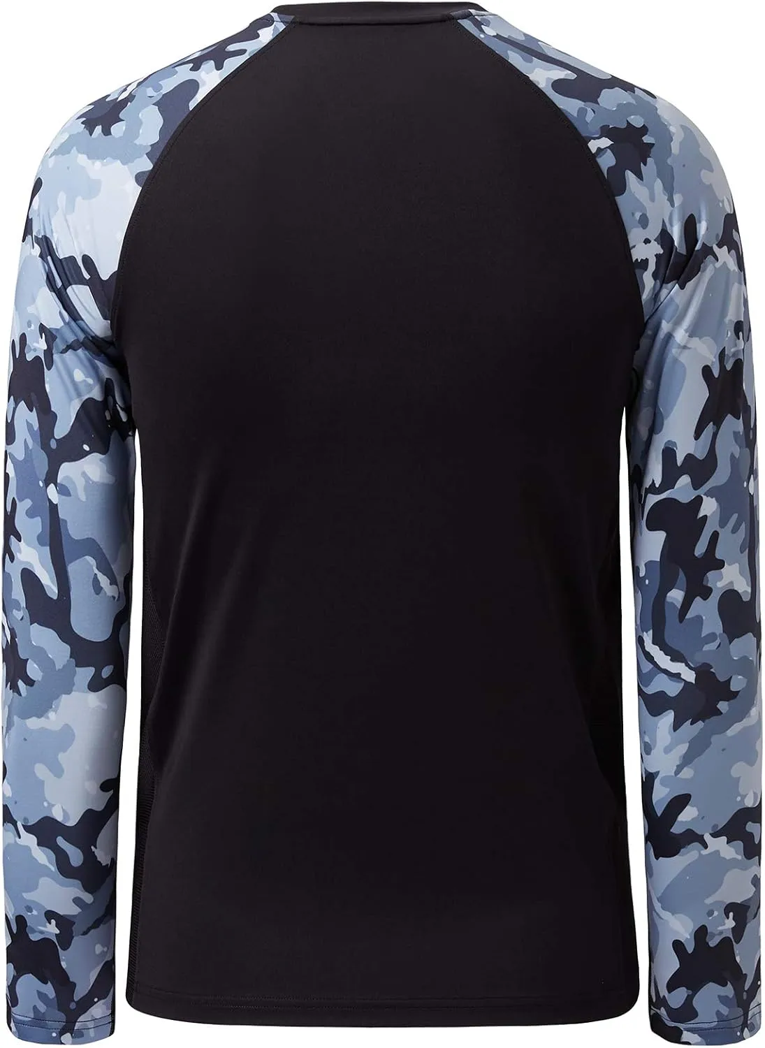 BASSDASH Youth UPF50  Camo Long Sleeve Fishing Shirt UV Protection Quick Dry Tee