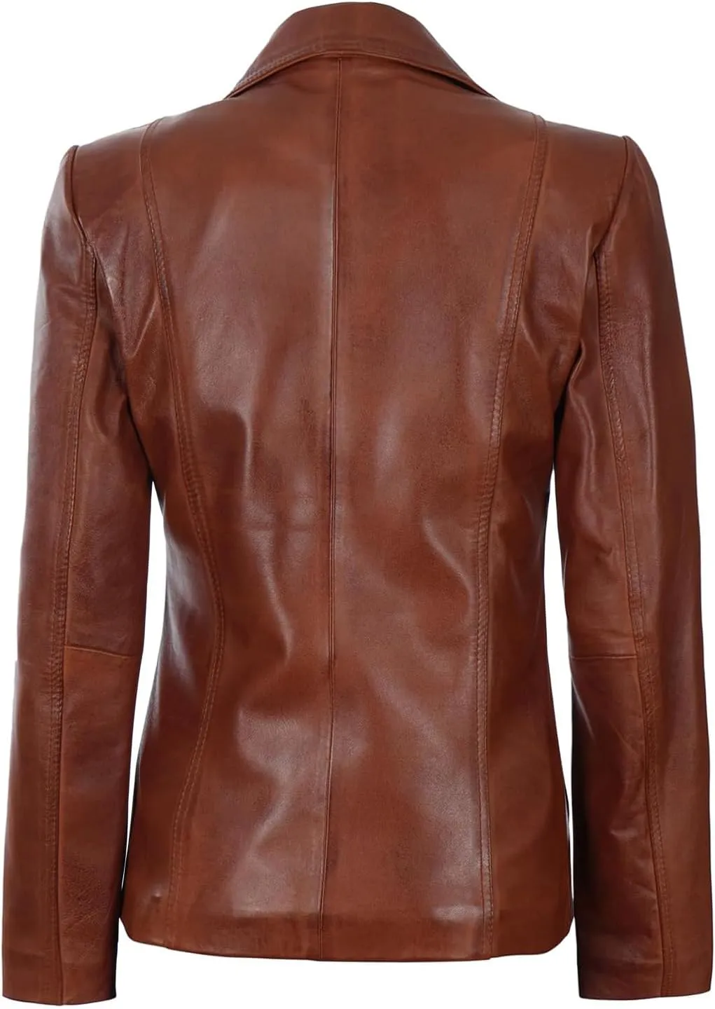 Blingsoul Leather Blazer Jacket Women - Leather Coats for Women