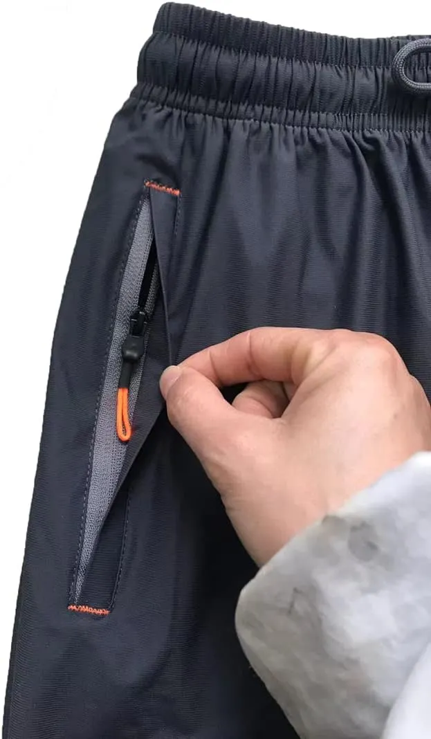 Boys Youth Cargo Shorts Quick Dry Athletic Shorts with Zipper Pockets for Outdoor Camping Hiking