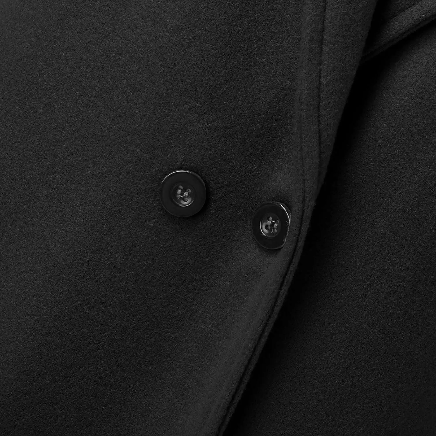 BTDECLAR Women's Trench Coats 2024 Lapel Open Front Long Sleeve Peacoat Winter Warm Loose Fit Wool Blend Cardigan