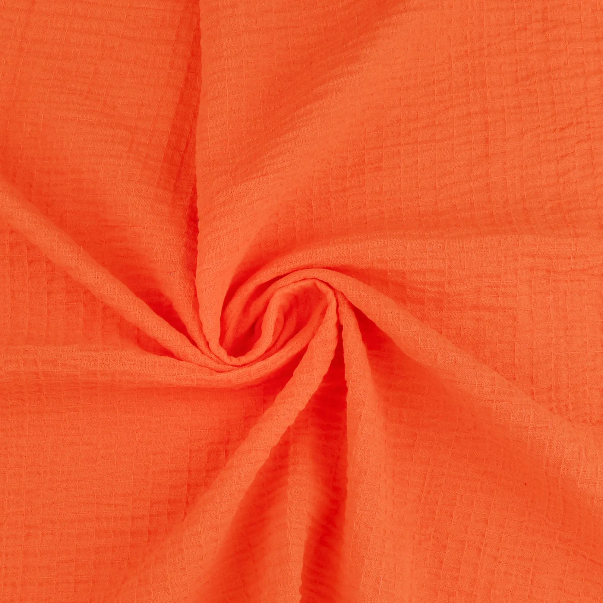 Crinkled Stretch Gauze - ALAIA - Orange