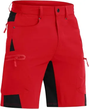 CRYSULLY Men's Hiking Cargo Shorts Outdoor Summer Lightweight Quick Dry Casual Shorts with 5 Pocket