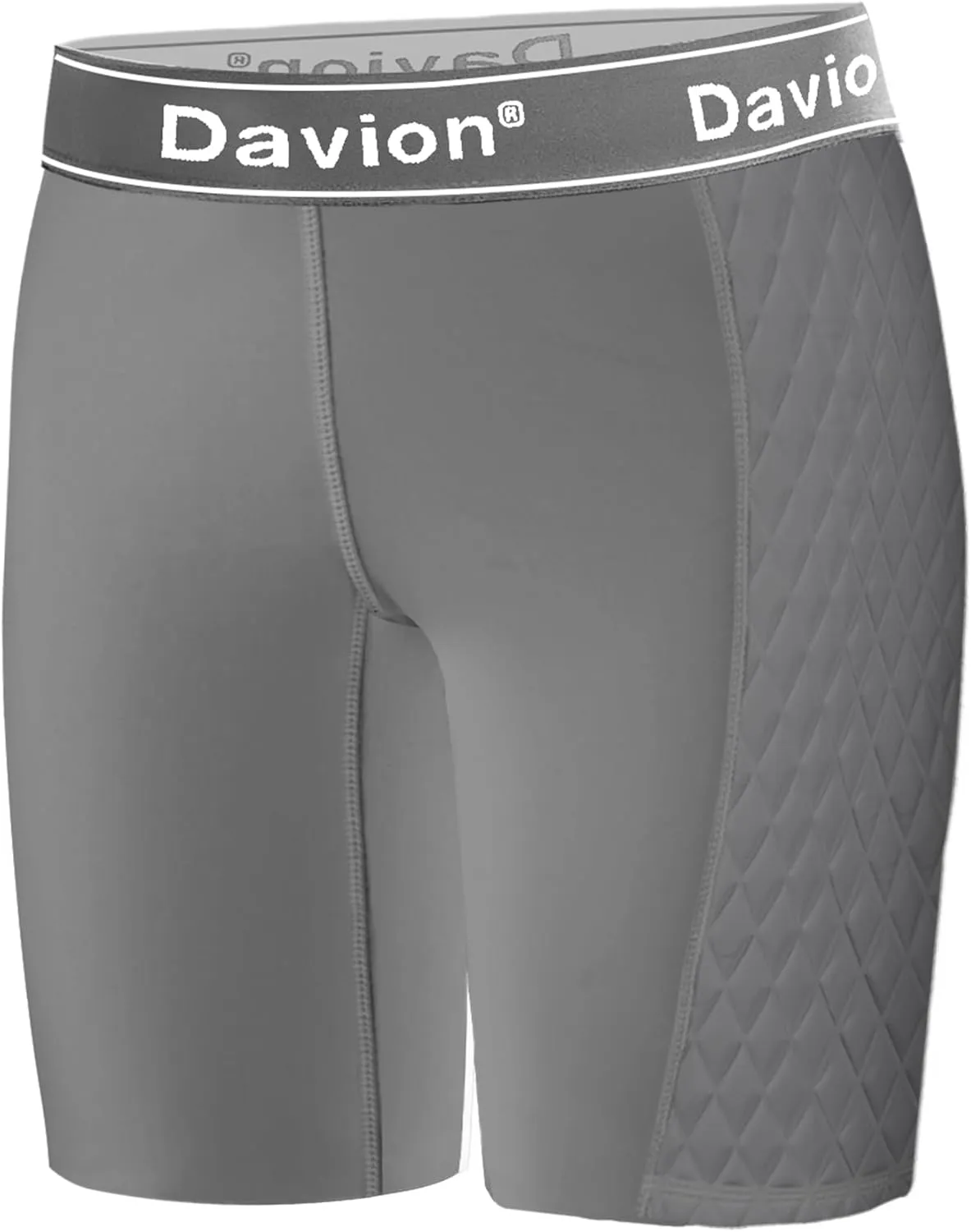 Davion Youth Girls Sliding Shorts Athletic Compression Padded Shorts for Kids Baseball Football Lacrosse