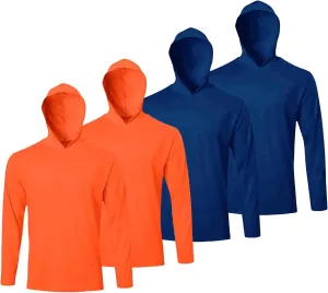 Fishing Shirts for Men Quick Dry Lightweight Long Sleeve Hoodie Shirt Athletic Hooded Workout Tee Shirts