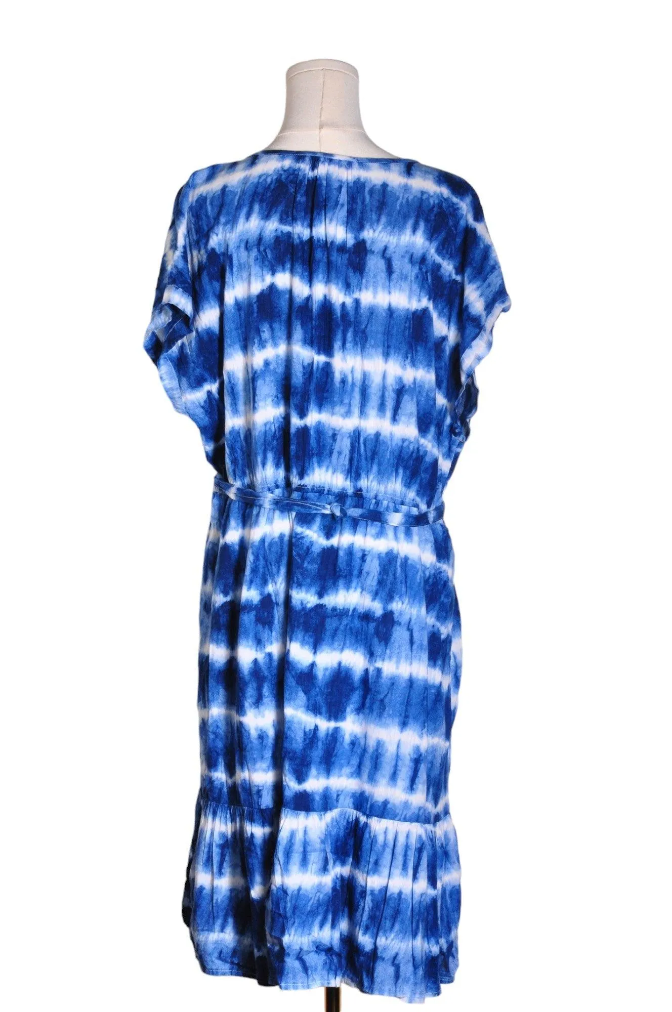 GAP Women Wrap Dresses Regular fit in Blue - XL