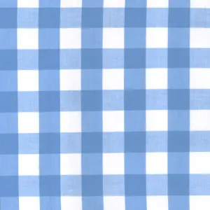 Gingham Check - Light Blue 1"