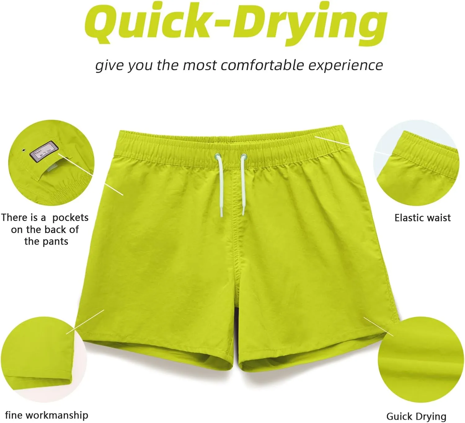 Girls Boys Swim Shorts Trunks Beach Board Shorts Kids Lightweight Casual Swimsuit Swimwear No Liner