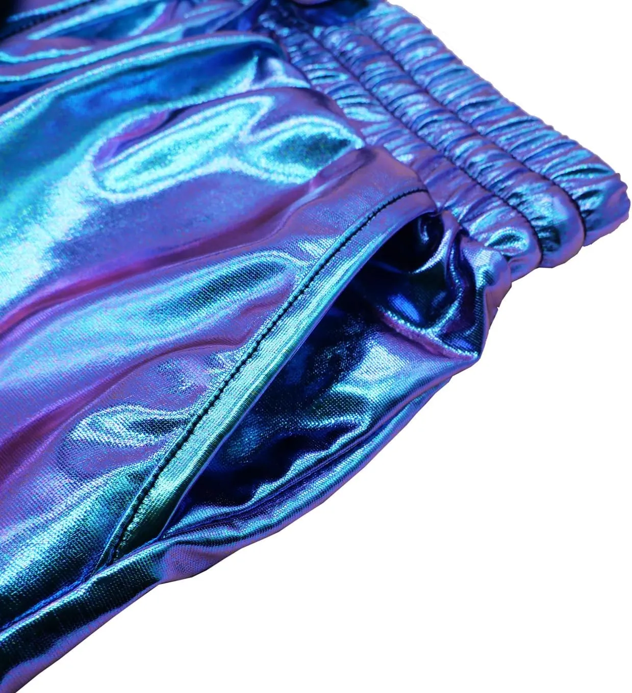 Girls Metallic Shorts Sparkly Hot Pants Kids Shiny Dance Costume Outfits Glitter Gymnastics Shorts