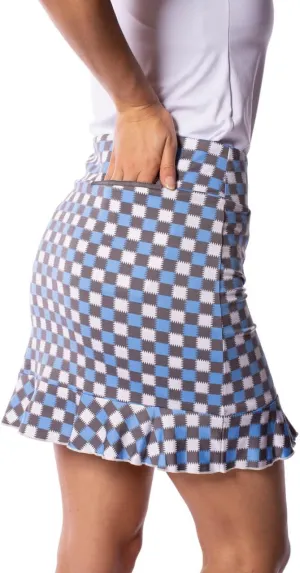 GOLFTINI The Pull-On Ruffle Skort