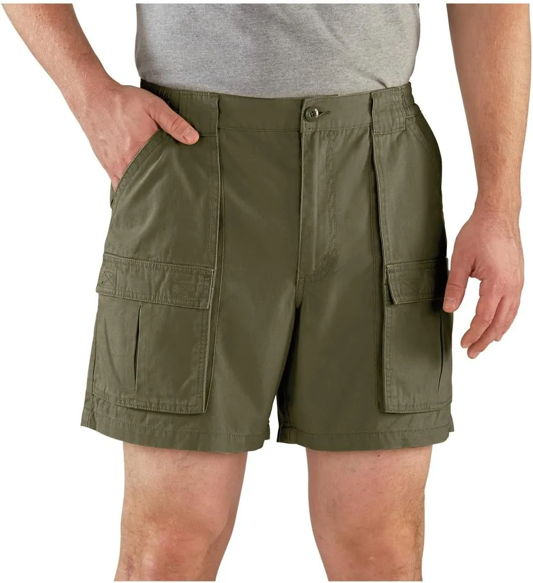 Guide Gear Cargo Shorts for Men Wakota - Casual and Cotton 6 Inch Inseam Shorts