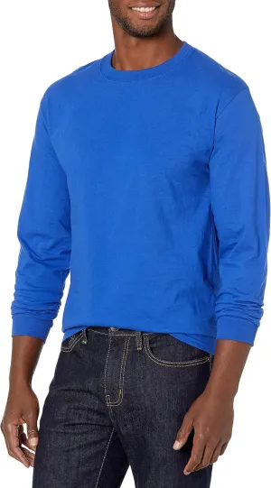 Hanes Men's Beefy Long Sleeve Shirt, 1 or 2 Pack