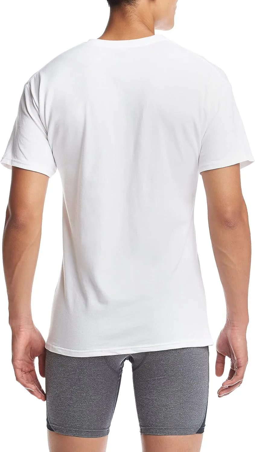 Hanes Ultimate Men's 4-Pack FreshIQ Stretch Crew