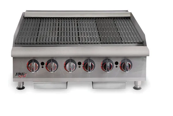 Heavy-Duty Cookline Countertop Lava Rock Char-Broiler
