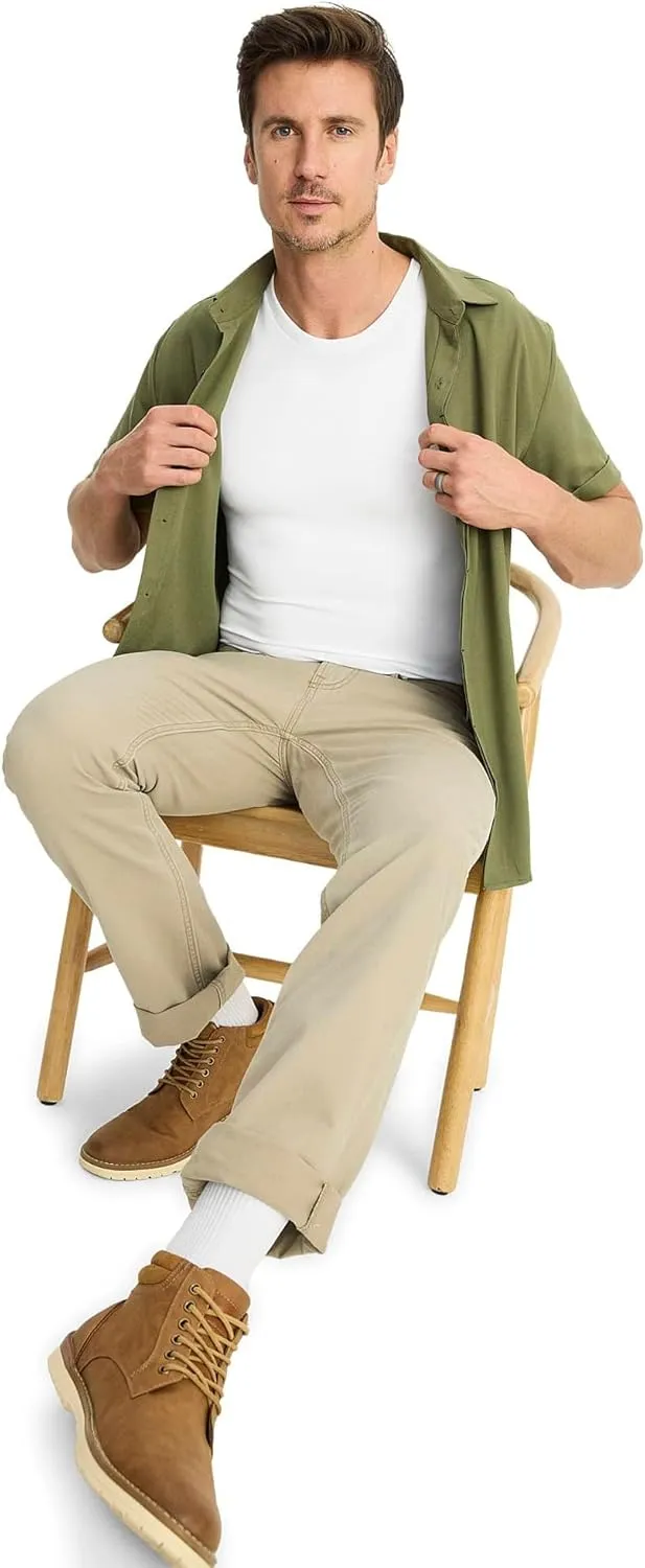 Jockey Men's Undershirt Smooth Fit Cotton Stretch Crew Neck Undershirt - 3 Pack