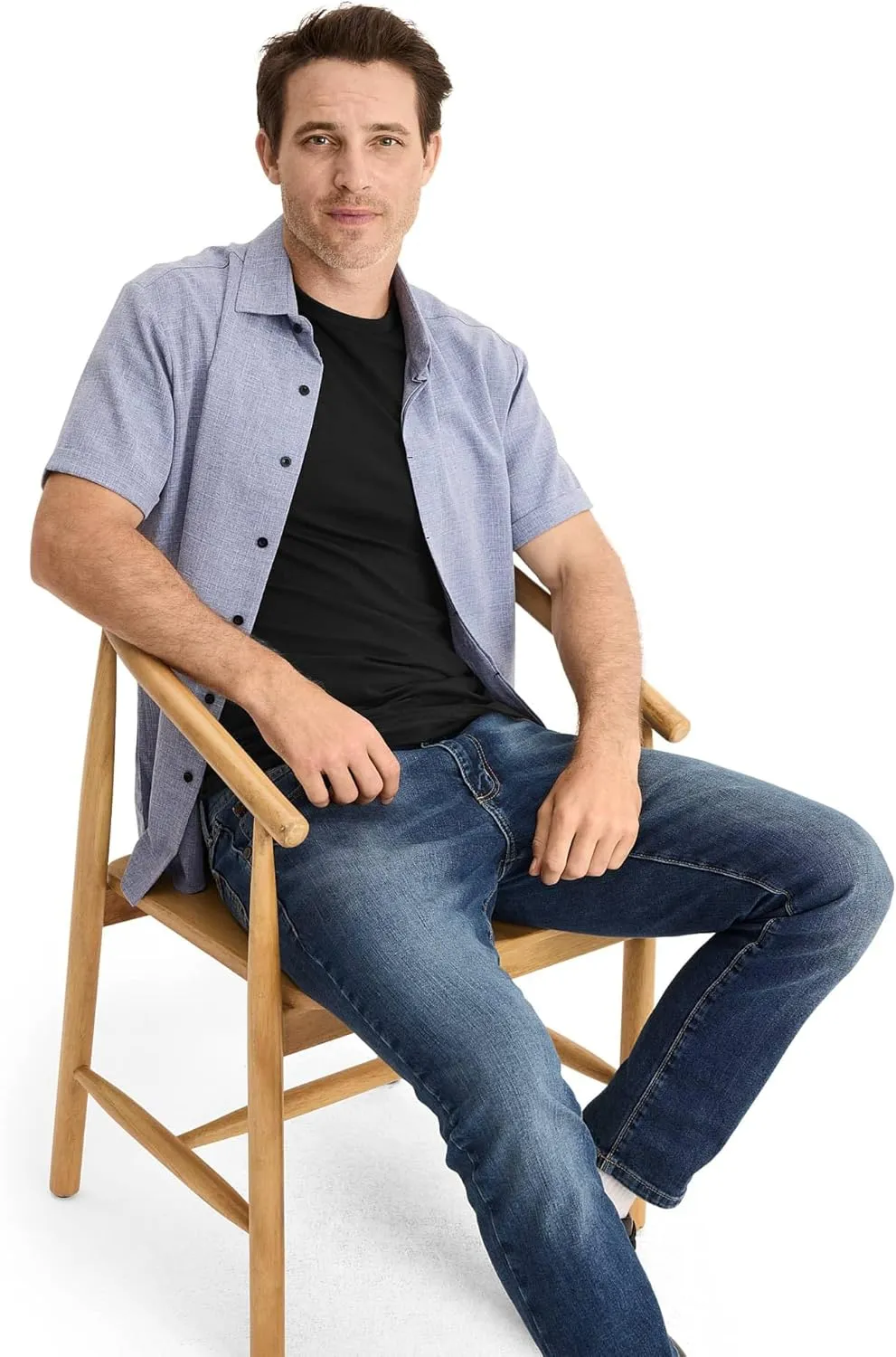 Jockey Men's Undershirt Smooth Fit Cotton Stretch Crew Neck Undershirt - 3 Pack