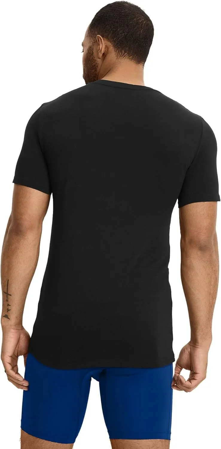 Jockey Men's Undershirt Smooth Fit Cotton Stretch V-Neck Undershirt - 3 Pack