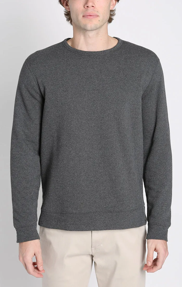 Kent Recycled Jacquard Sherpa Lined Crewneck