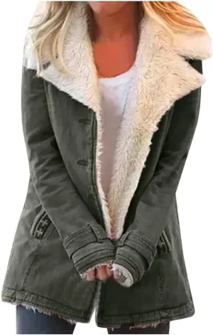 LCMTWX Women's Coats Basic Long Jacket Coat Single Breasted Long Sleeve Plus Size Outwear Coat Jacket with Coat for Women