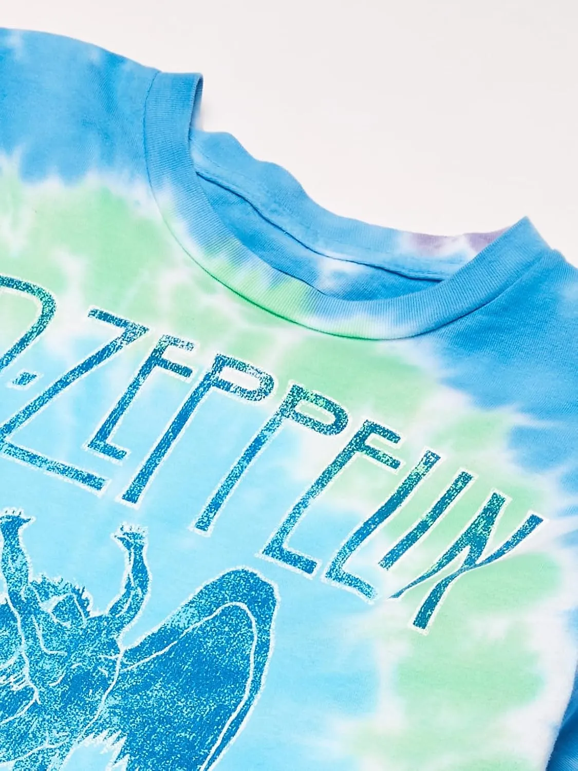 Liquid Blue Unisex-Adult Standard Led Zeppelin Ramble on Swan Song Ss Tee