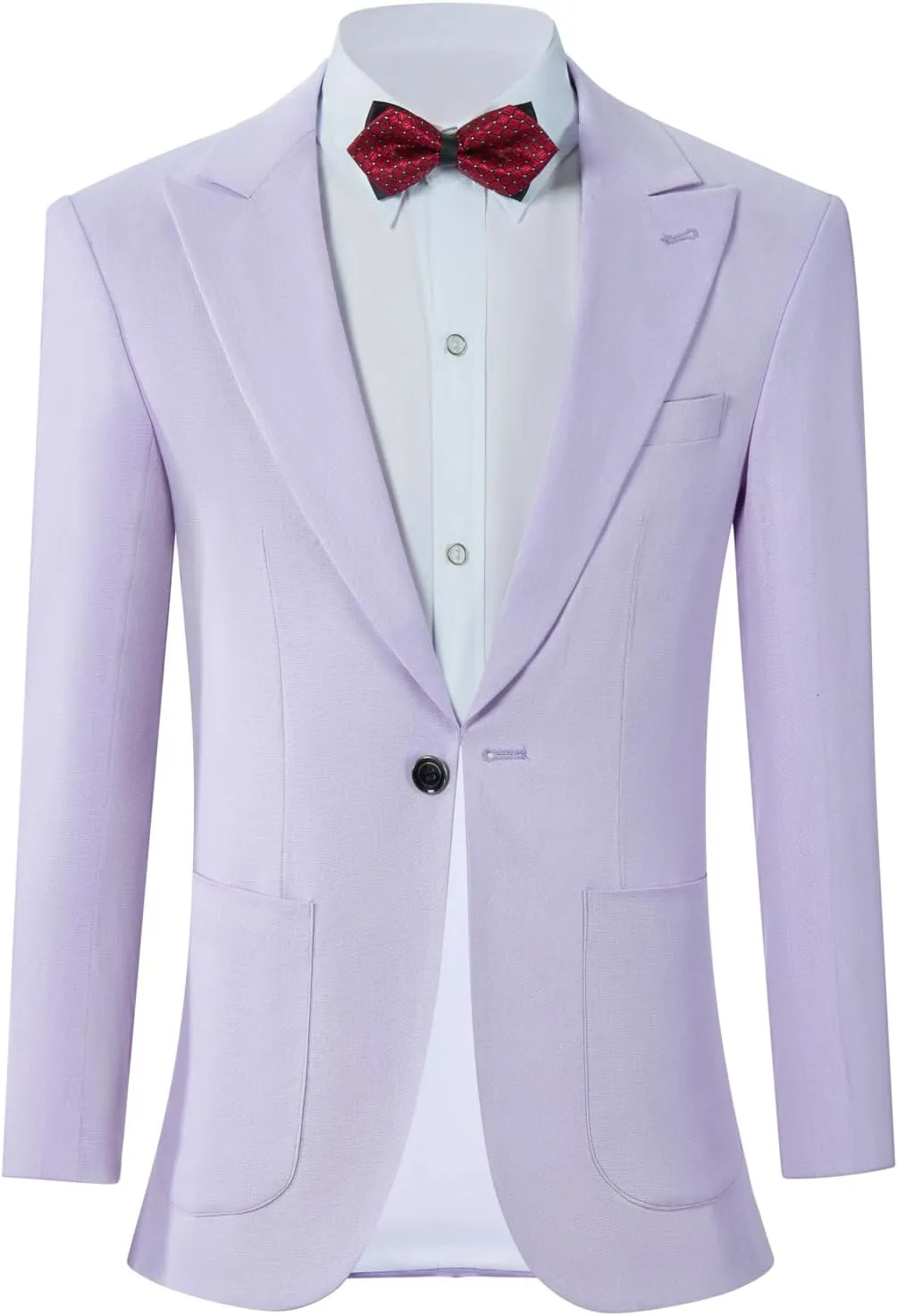 Mens Casual Sport Coat Blazer Linen Slim Fit Business Jacket One Button Travel Blazer Suit Jacket