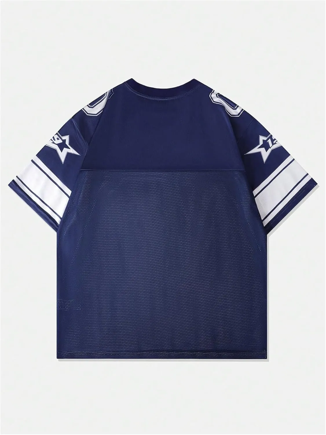 Men's Number Graphic Jersey Shirts Y2K Graphic Short Sleeve Streetwear Tee Shirt Top