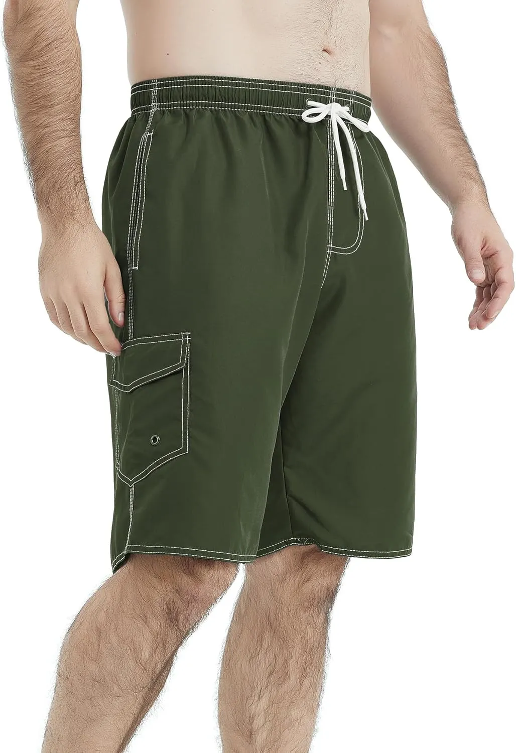 Mens Swim Trunks Swim Shorts Swimwear Swimsuit Beach Shorts Bathing Suits Quick Dry Waterproof