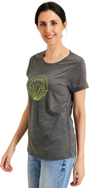 METARINO Merino Wool T-Shirt Women Short Sleeve Lightweight Crew Neck Base Layer Tee Shirt for Hiking,Sport