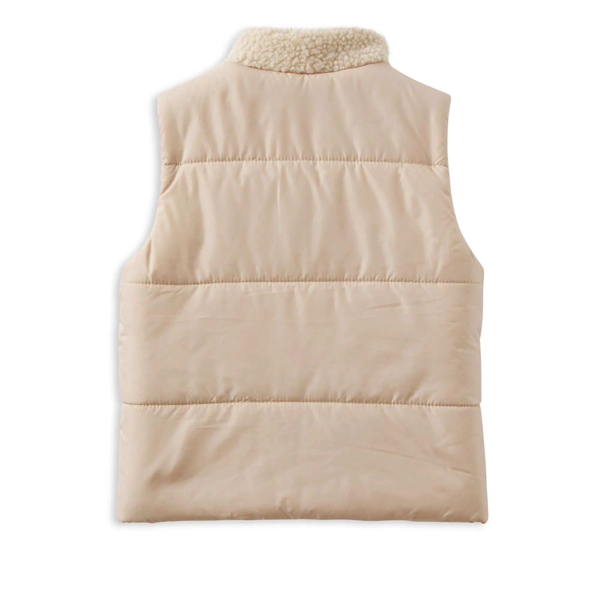 Milky Nougat Puffer Vest