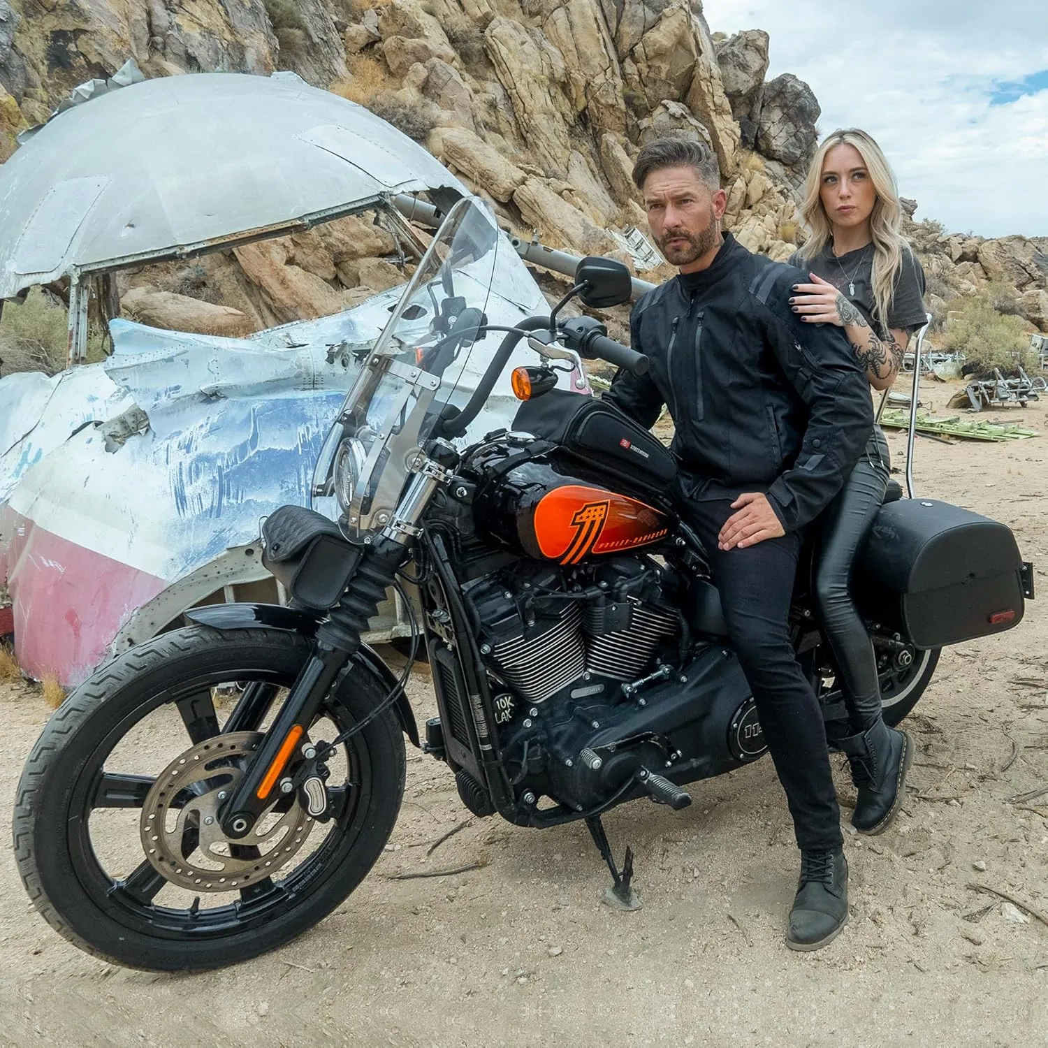 Nomad Motorcycle Jacket for Men, Ironborn Biker Jacket, Cruiser Sportsbike Enduro Mens Riding Jacket with Armor Protection