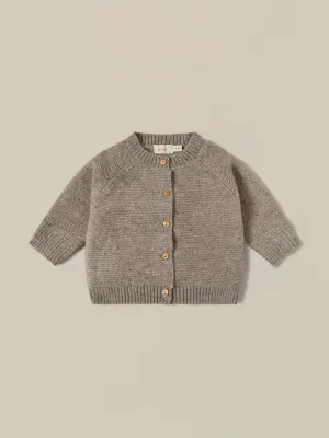 Oatmeal Wool Cardigan