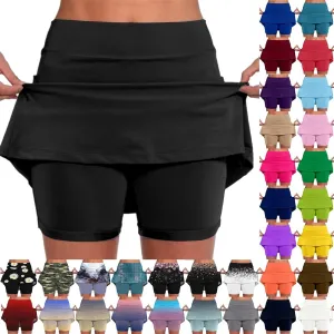 Pleated Skirts for Women Athletic Workout Shorts Women Plus Size Womens Shorts Athletic no Liner