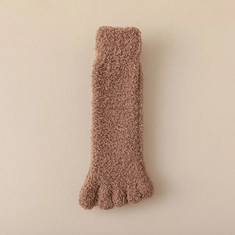 Plush Fleece Toe Socks