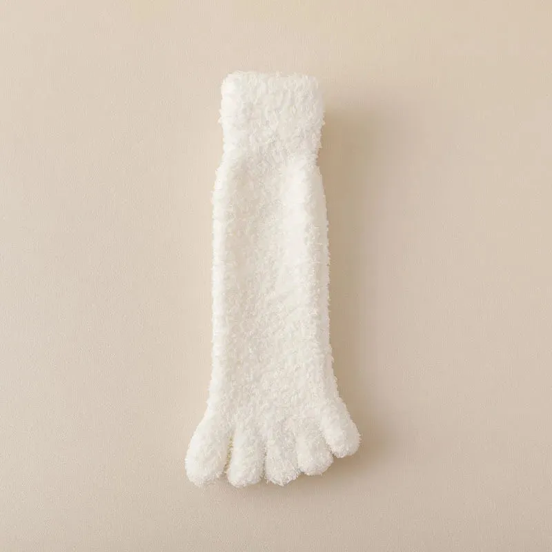 Plush Fleece Toe Socks