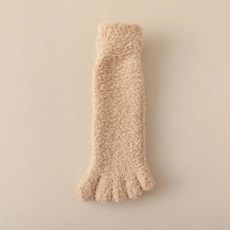 Plush Fleece Toe Socks