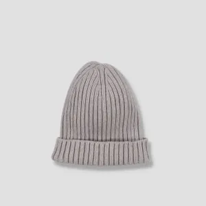 Recycled Cashmere Beanie (Oat)