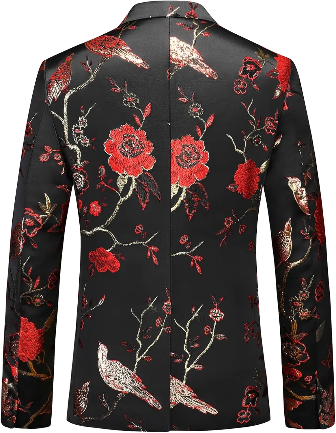 Rogers & Morris Blazer for Men Casual Slim fit Suit Jacket Dress Party Floral Men's Sport Coat Chaqueta de Traje para Hombre