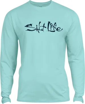 Salt Life Boys' Unisex Kids Signature Icons Long Sleeve Performance Tee T-Shirt