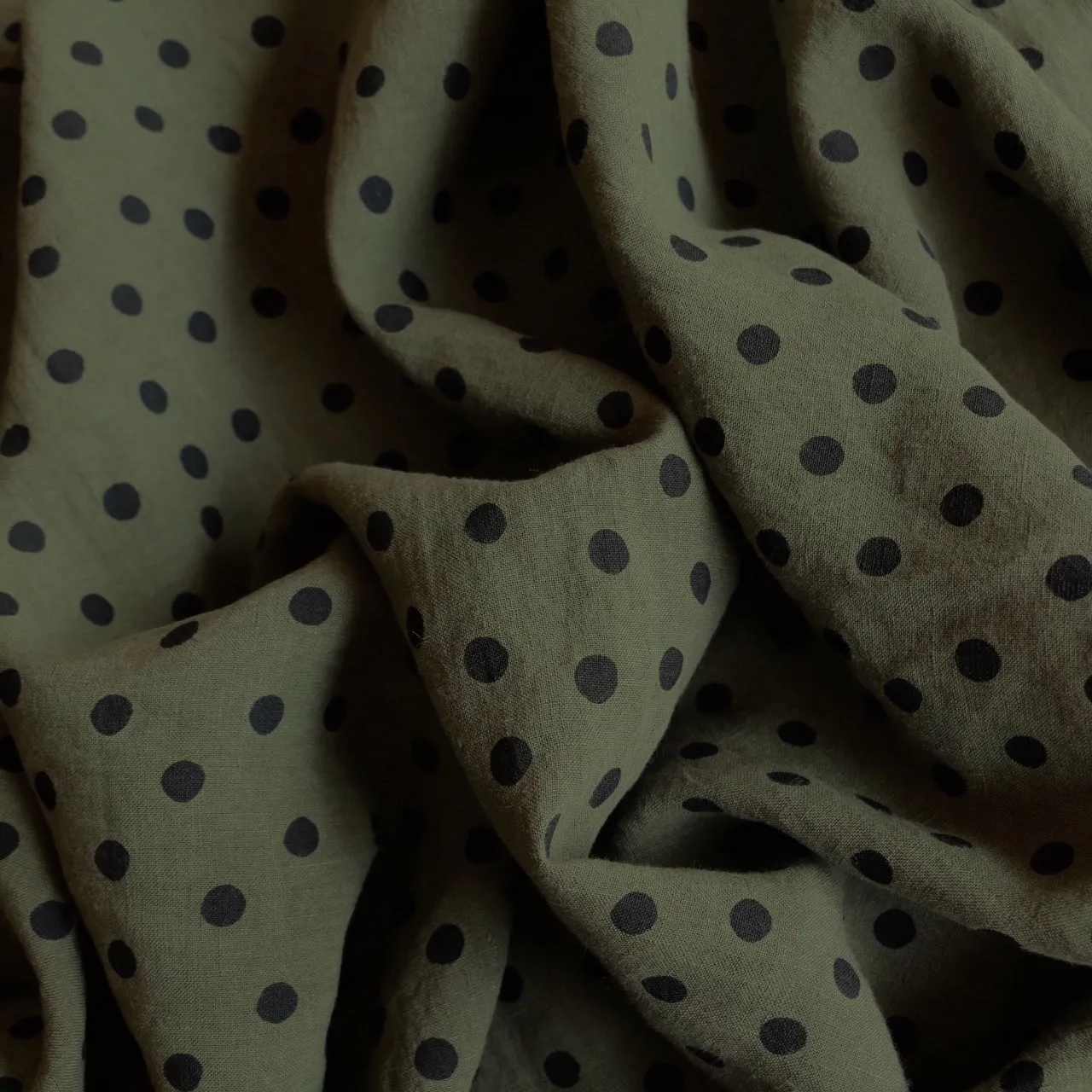 Scattered Spot Seaweed Linen