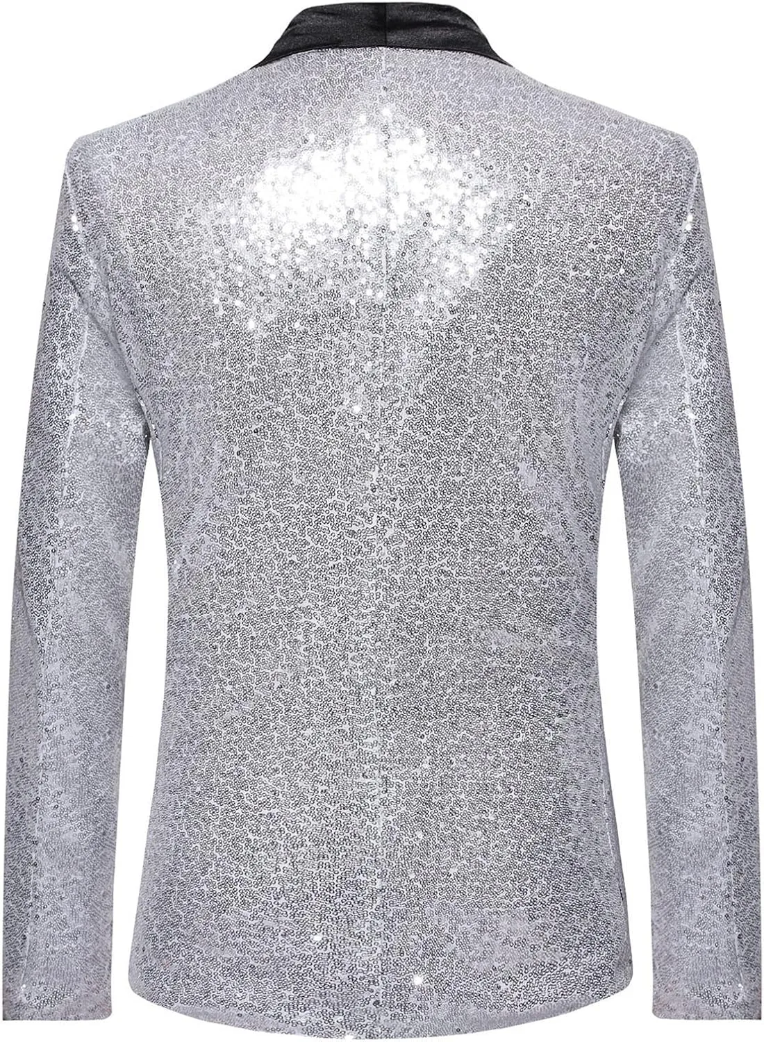 Suit for Men Tuxedo Coat Fashion Sequin Shawl Lapel Blazer Coat Show Dress Coat Dinner Party Wedding Swallowtail