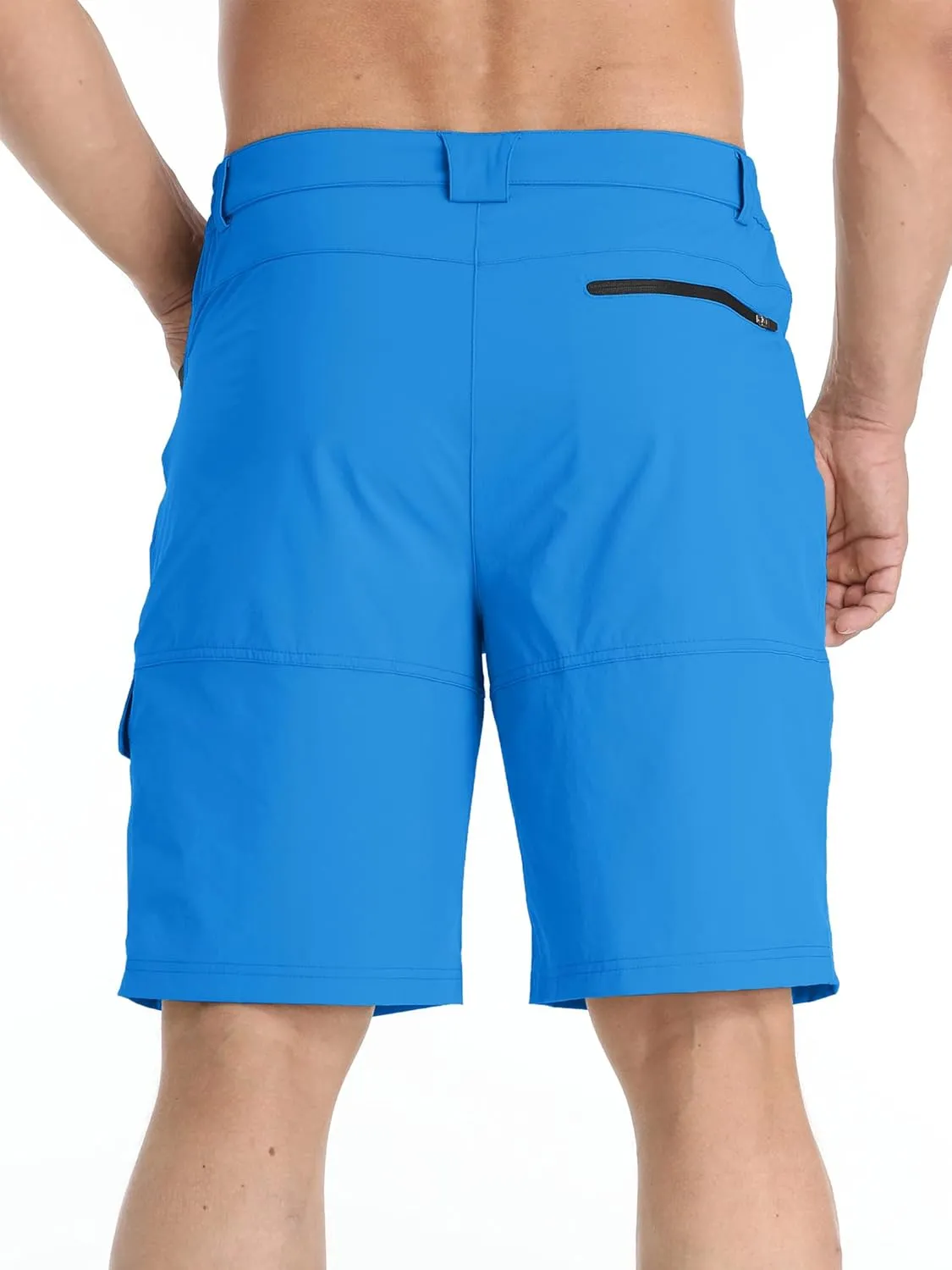 TACVASEN Men's Summer Outdoor Shorts Quick Dry Cargo Casual Work Hiking Shorts (NO Belt)