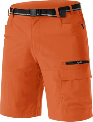 TACVASEN Men's Summer Outdoor Shorts Quick Dry Cargo Casual Work Hiking Shorts (NO Belt)