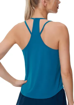 THE GYM PEOPLE Womens Racerback Workout Tank Tops Lightweight Stretchy Sleeveless Running Athletic Yoga Tee Shirts